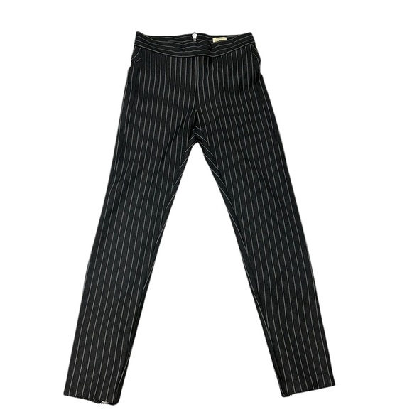 Torn by Ronny kobo pinstripe pants exposed zipper size small business casual - Picture 1 of 15